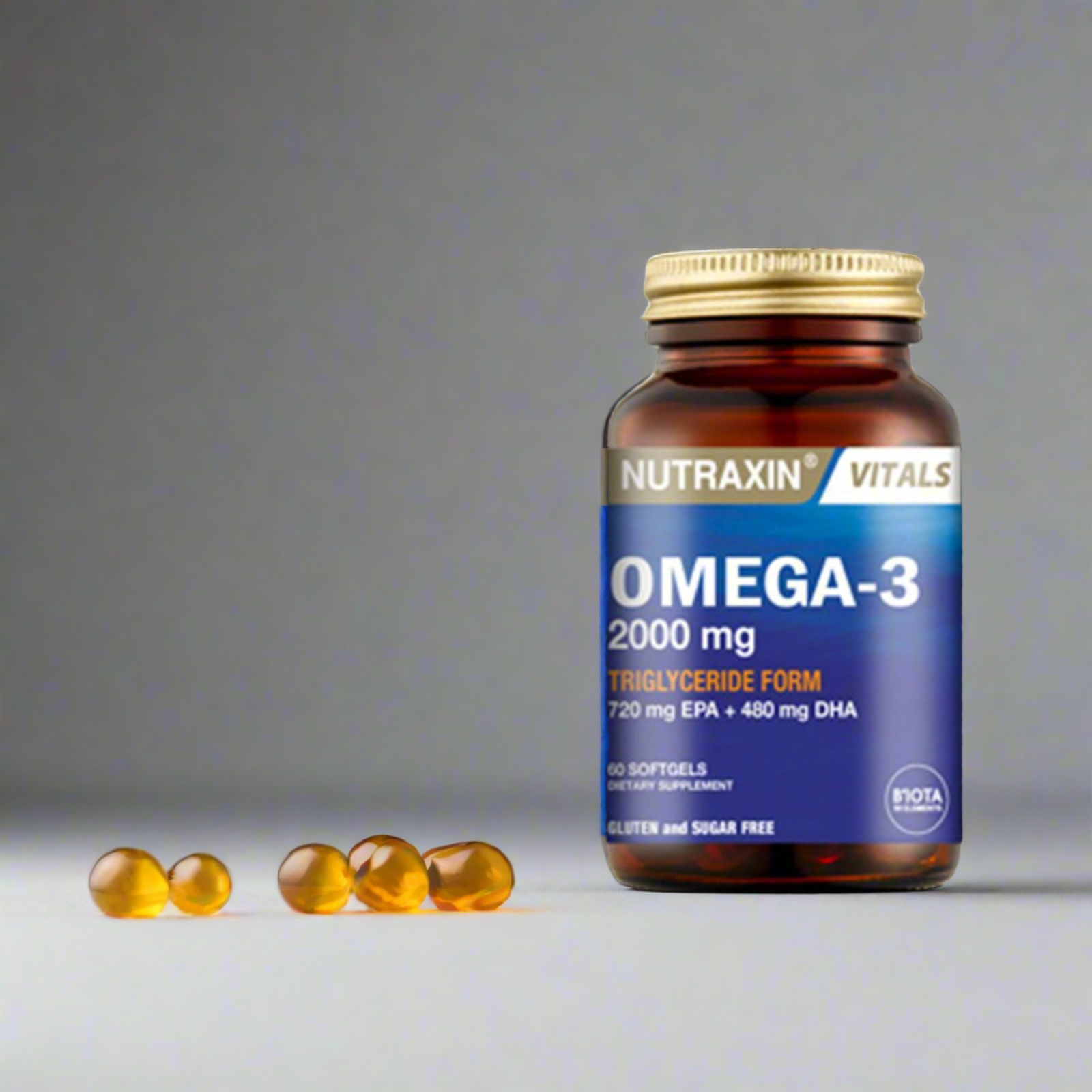 Nutraxin Omega-3 60 Softgels - Vitamins House