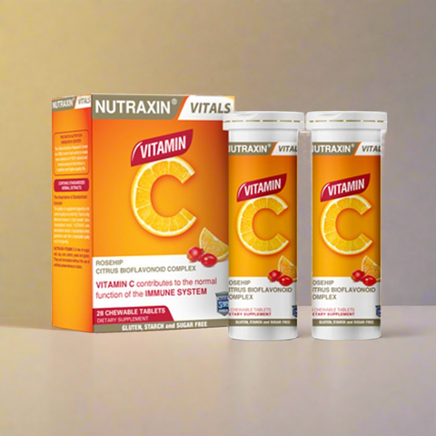 Nutraxin Vitamin C 1000mg 28 Chewable Tablets - Vitamins House