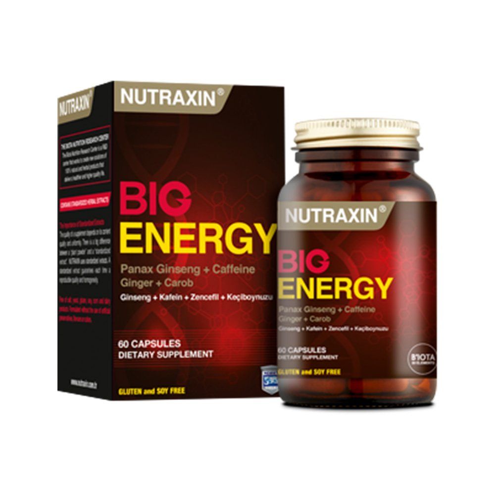 Nutraxin Big Energy 60ct - Vitamins House