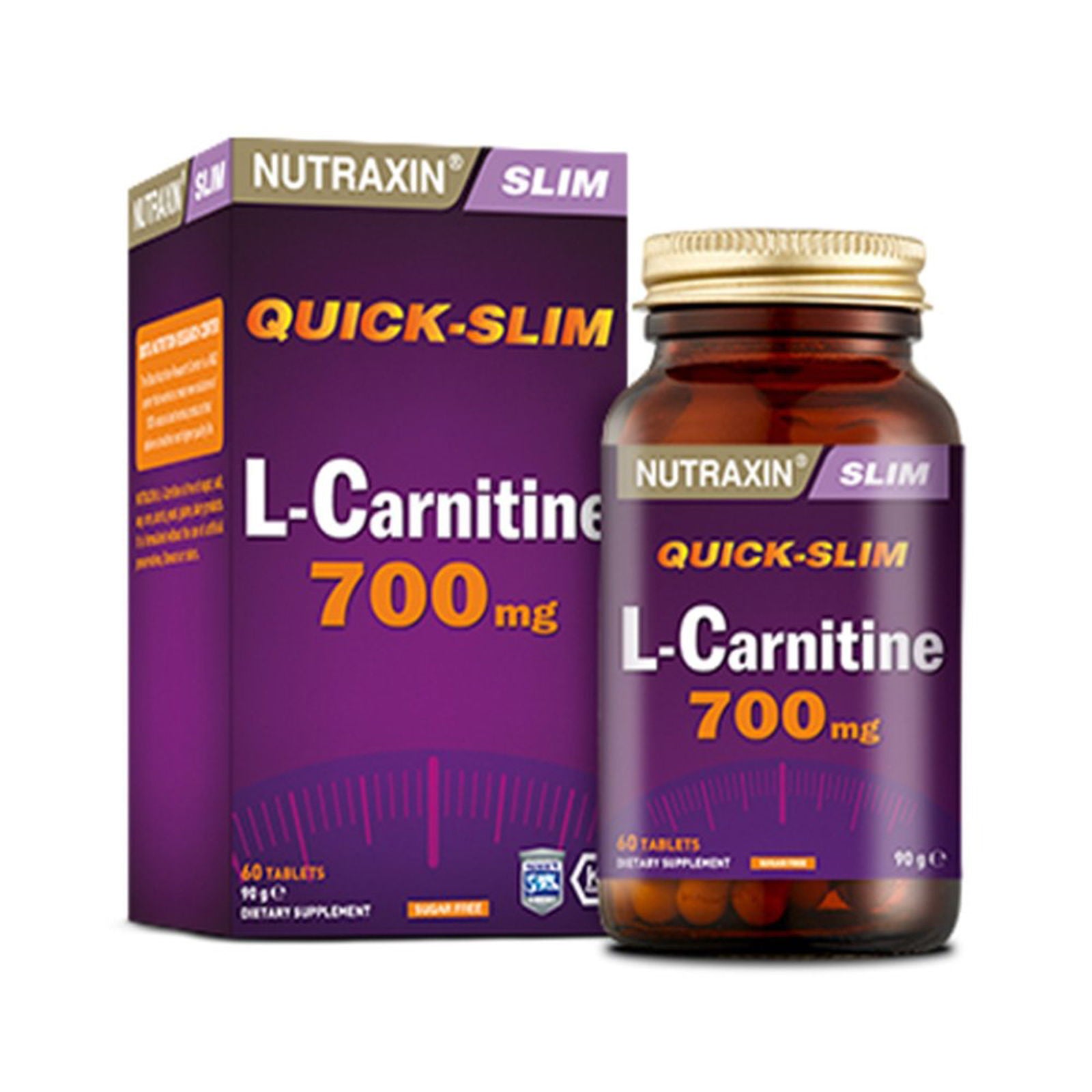 Nutraxin Quick-Slim L-Carnitine 700mg 60 Tablets - Vitamins House