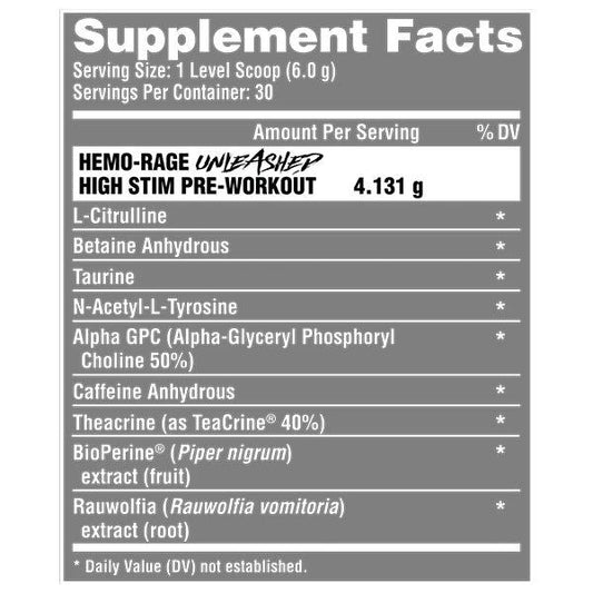 Nutrex - Hemo - Rage 30ser - Vitamins House
