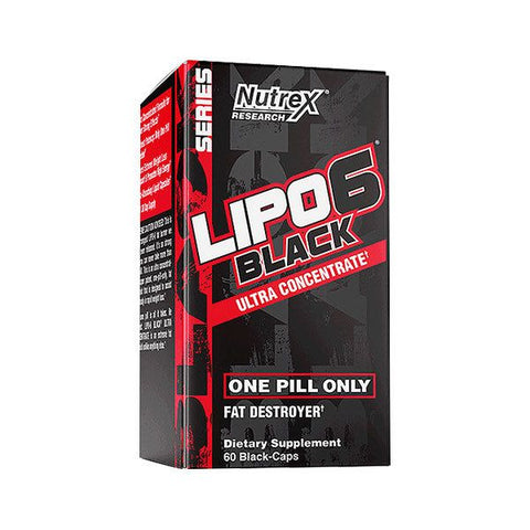 Nutrex - Lipo 6 Black - UC- 60 Caps - Vitamins House