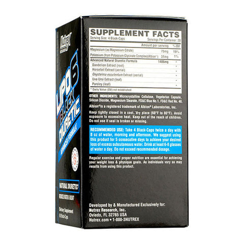 Nutrex - Lipo 6 Black Diuretic 60 Caps - Vitamins House