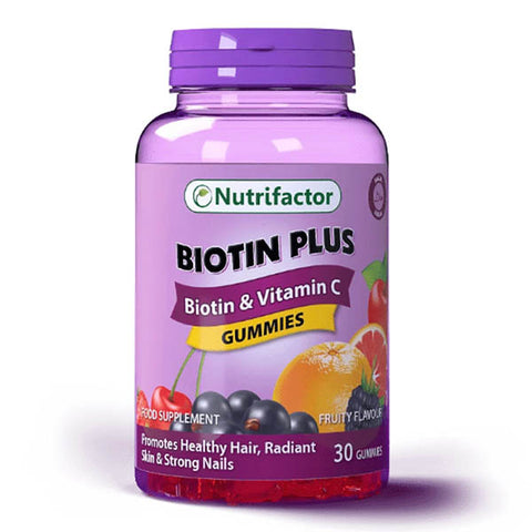 Nutrifactor Biotin Plus Gummies, 30 Ct