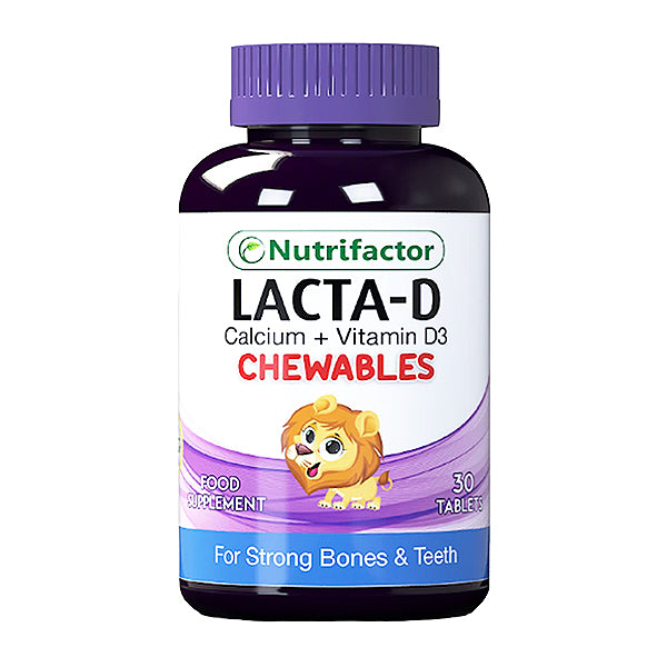 Nutrifactor Lacta-D Chewables, 30 Ct