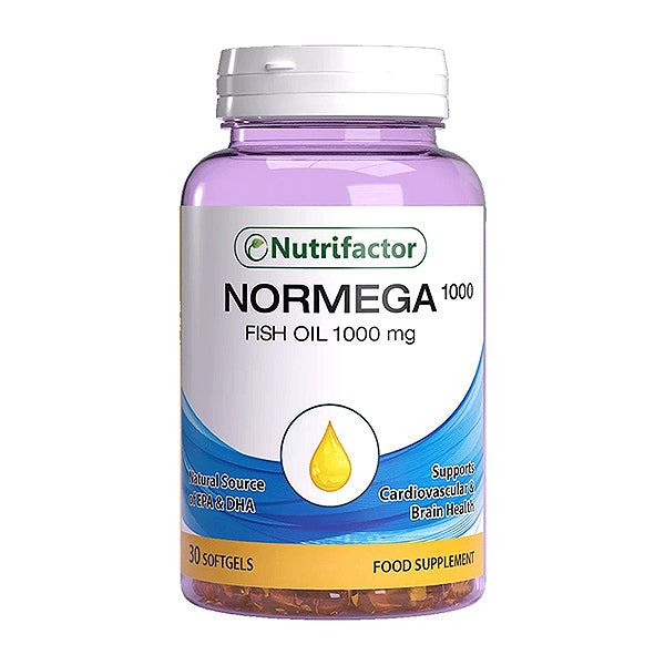 Nutrifactor Normega Fish Oil 1000mg, 30 Ct