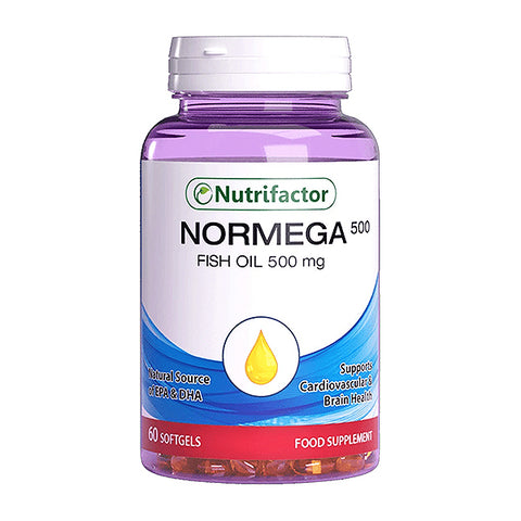 Nutrifactor Normega Fish Oil 500mg, 60 Ct