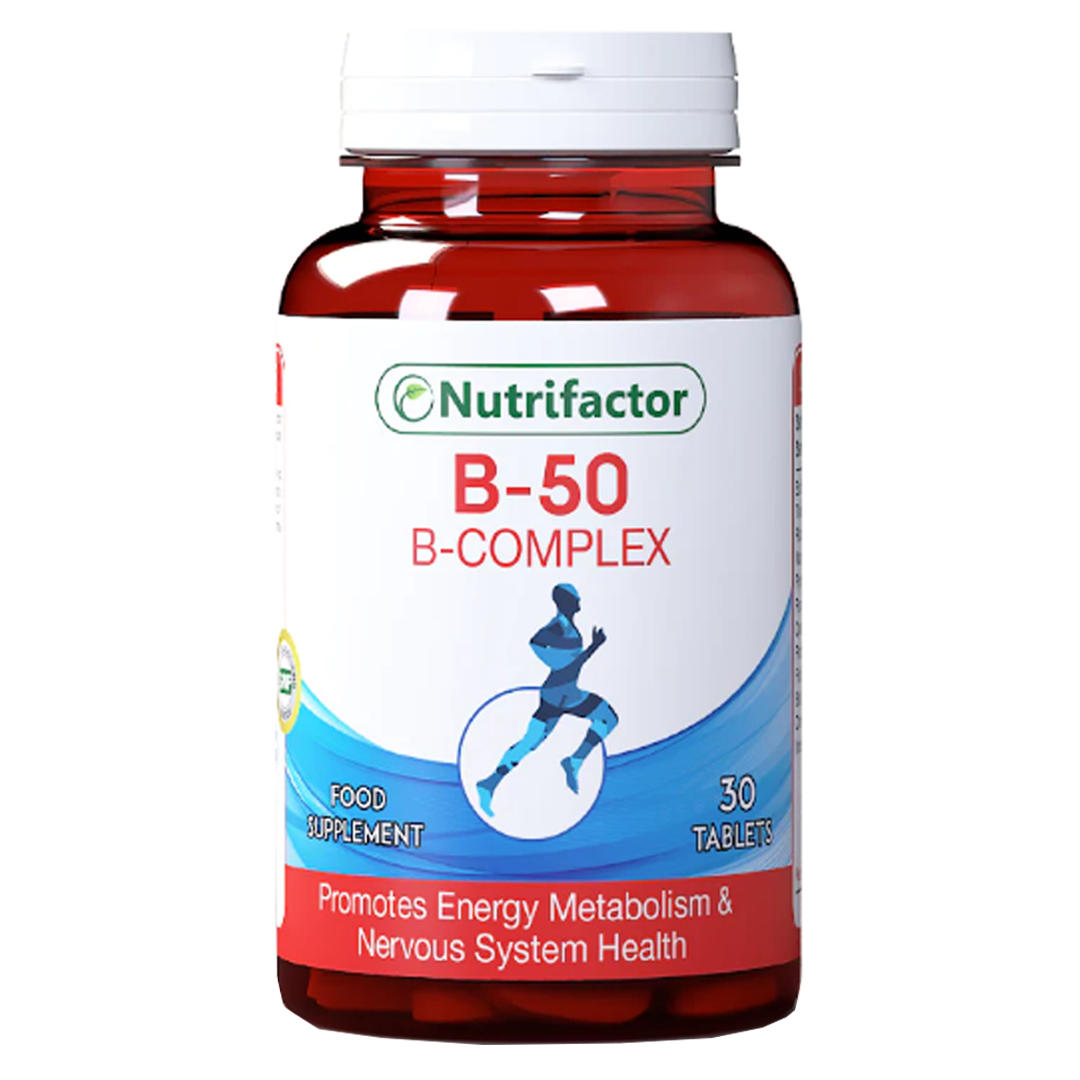 Nutrifactor B-50 B-Complex, 30 Ct - Vitamins House