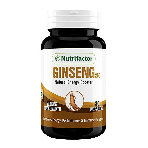 Nutrifactor Ginseng 250mg, 30 Ct - Vitamins House