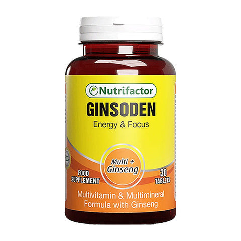 Nutrifactor Ginsoden, 30 Ct - Vitamins House