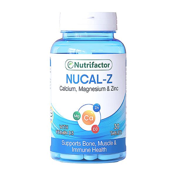 Nutrifactor Nucal Z - Calcium Magnesium & Zinc - Vitamins House