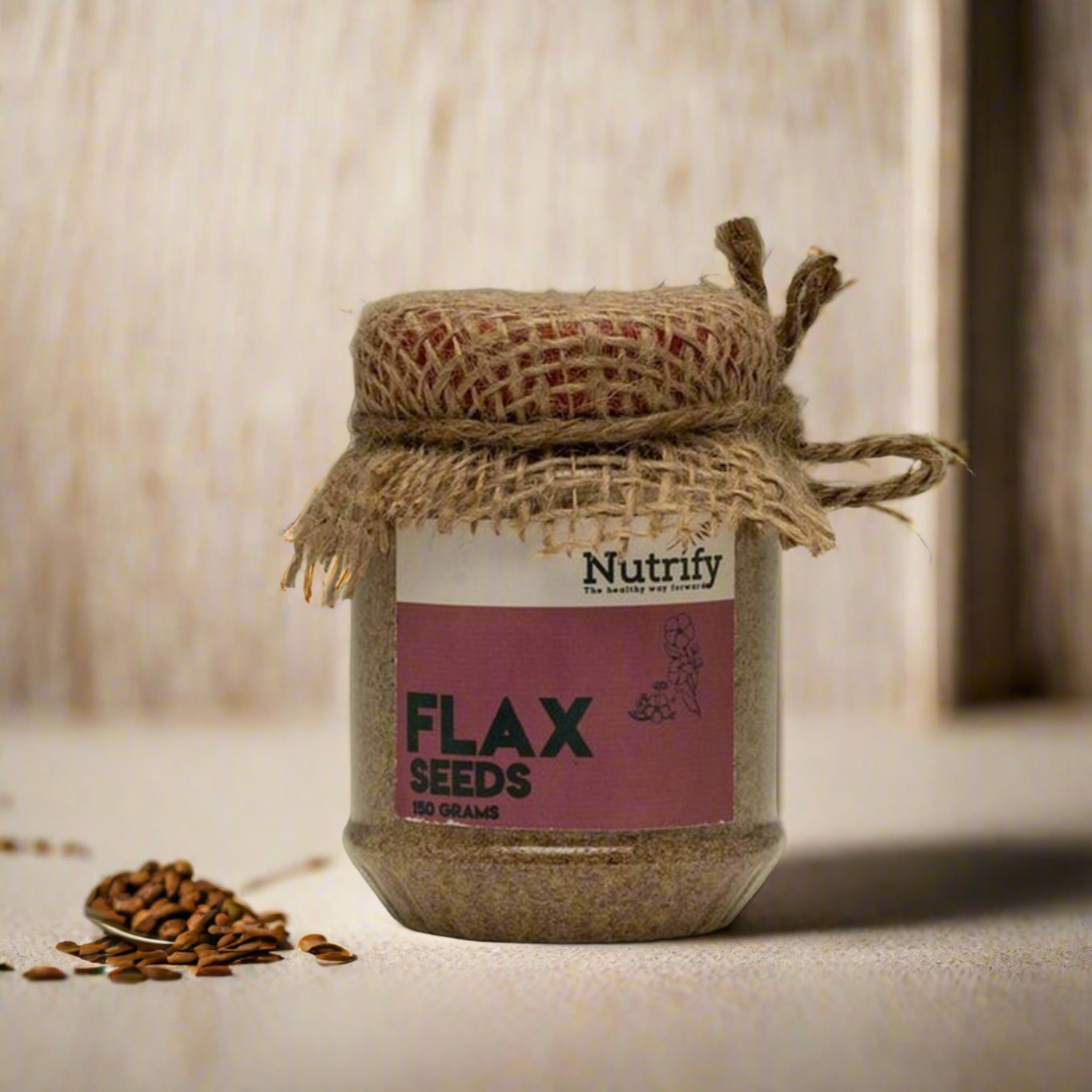 Nutrify Flax Seeds 150gram - Vitamins House