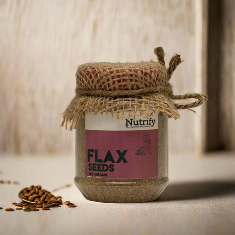 Nutrify Flax Seeds 150gram - Vitamins House