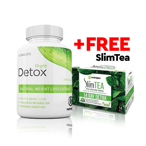 Nutright Right Detox + FREE SlimTea - Vitamins House