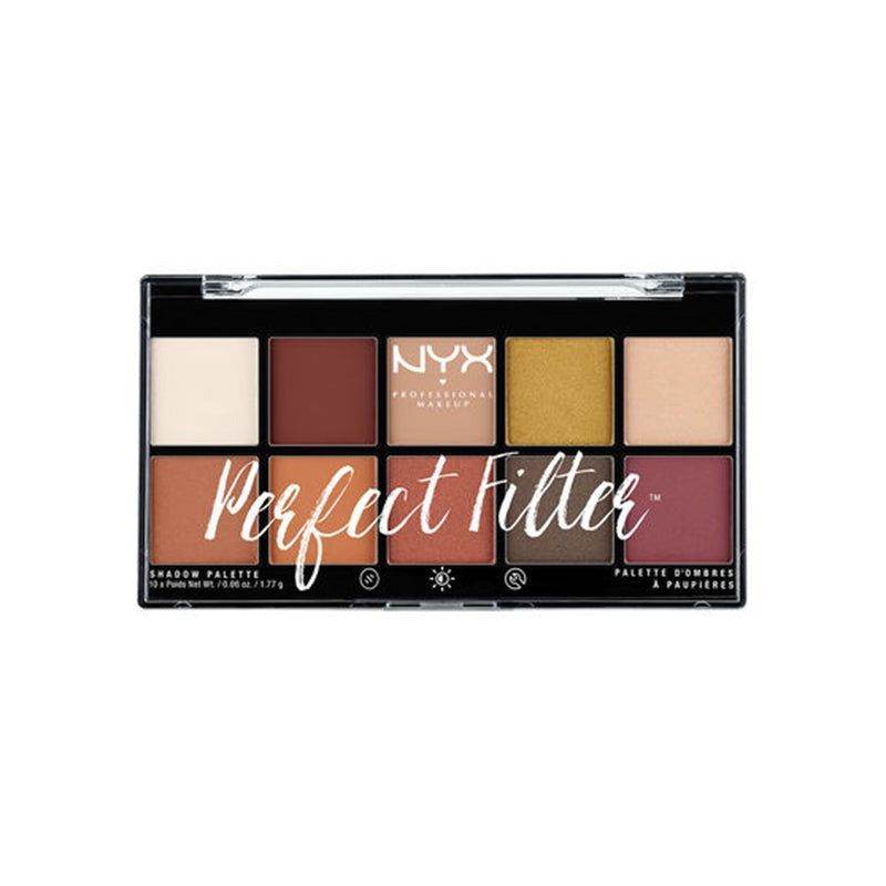 Nyx Perfect Filter 10 Color Eyeshadow Palette - Vitamins House
