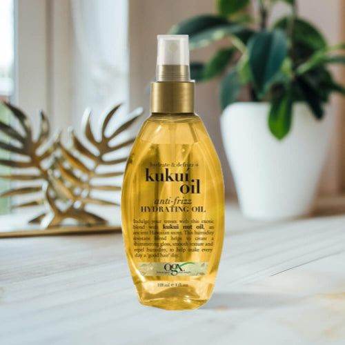 Ogx Kukui Oil Anti Frizz Hydrating Oil 118Ml - Vitamins House