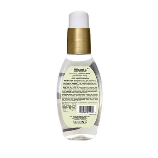 Ogx Nourishing + Coconut Milk Anti Breakage Serum118Ml - Vitamins House