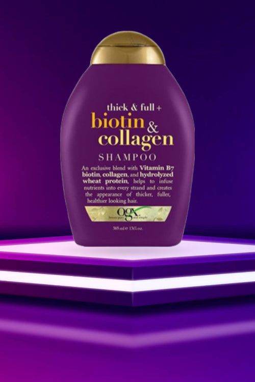 Ogx Thick & Full + Biotin & Collagen Shampoo 385Ml - Vitamins House