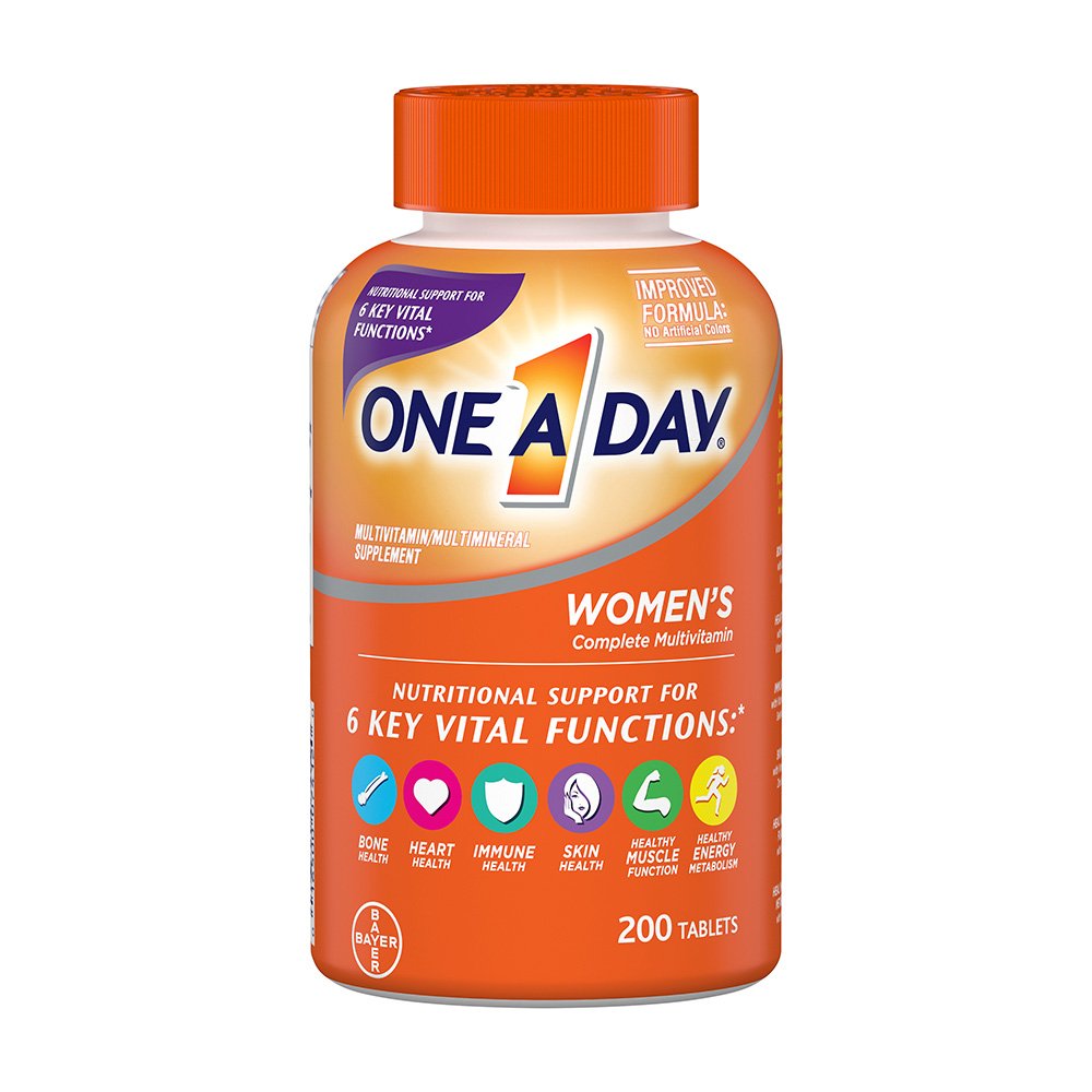 One A Day Multivitamins for Women Complete Multivitamin 200 Tablets