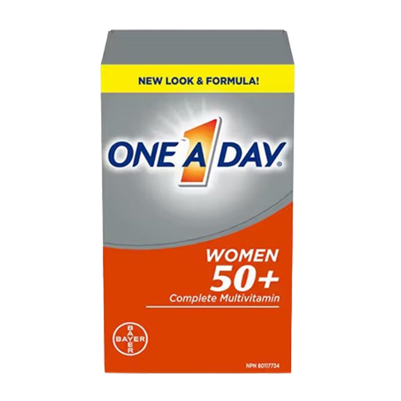 One A Day Women’s 50+ Multivitamin 100 Tablets Product Packaging
