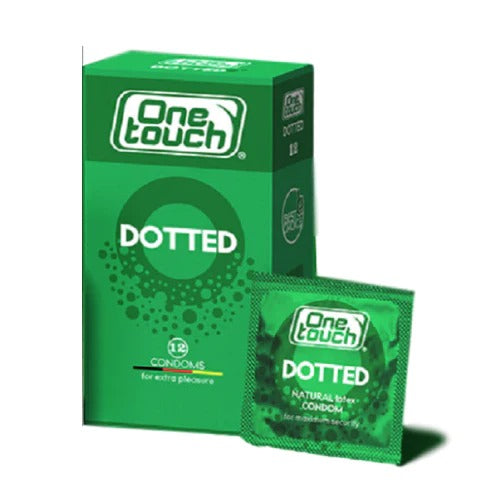 One Touch Dotted Condoms, 12Ct