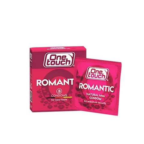 One Touch Romantic Condoms 3Ct