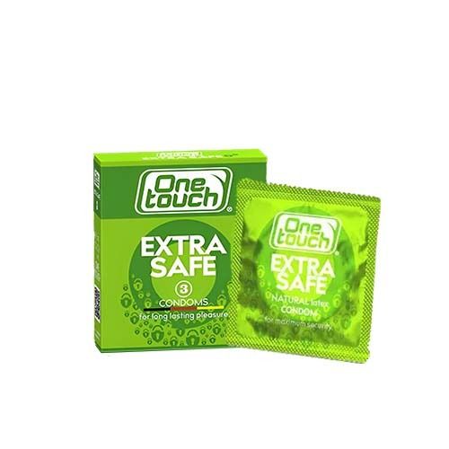 One Touch Extra Safe Condoms 3Ct - Vitamins House