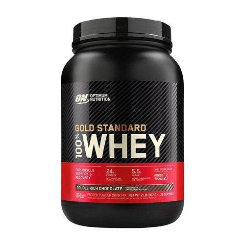 Optimum Nutrition Gold Standard 100% Whey Protein, Double Rich Chocolate (2 lbs) - Vitamins House