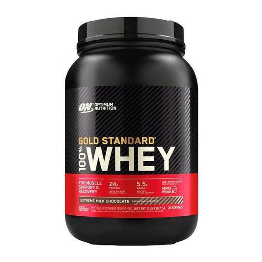 Optimum Nutrition Gold Standard 100% Whey Protein, Extreme Milk Chocolate (2 lbs) - Vitamins House