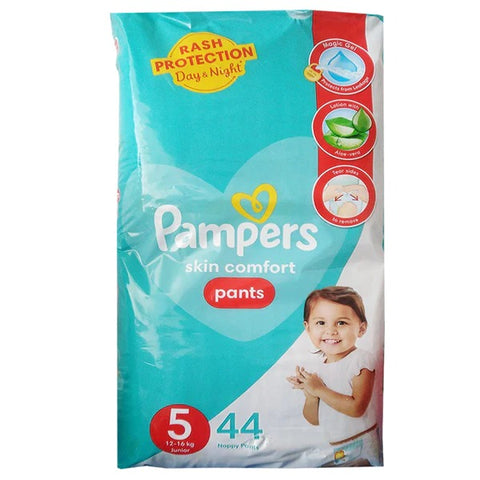 Pampers Skin Comfort Pants Size 5 (Junior), 44 Ct