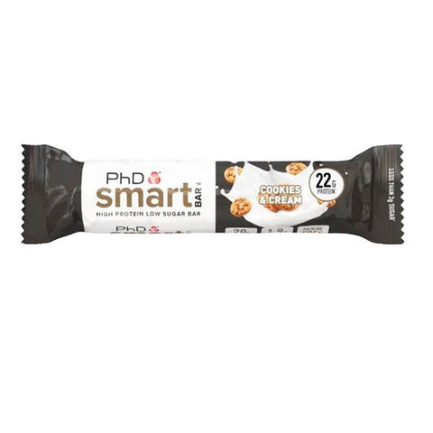 PhD Smart Protein Bar (Cookies & Cream), 64g - Vitamins House