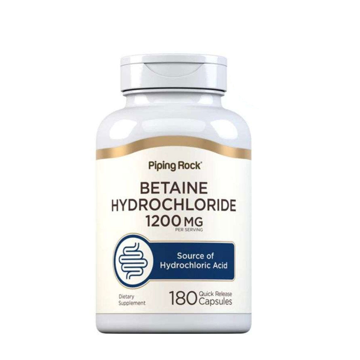 Piping Rock Betaine HCl 1200mg 180 Capsules in Pakistan