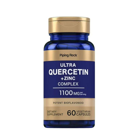 Piping Rock Ultra Quercetin Plus Zinc 1100mg 60 Veg Capsules in Pakistan
