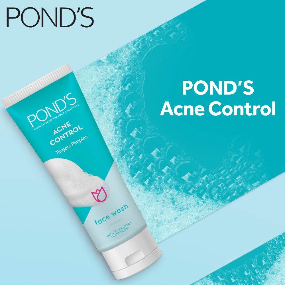 Pond's Acne Control Face Wash, 100g - Vitamins House