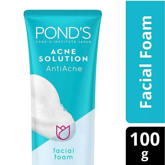 Pond's Acne Solution Facial Foam, 100g - Vitamins House