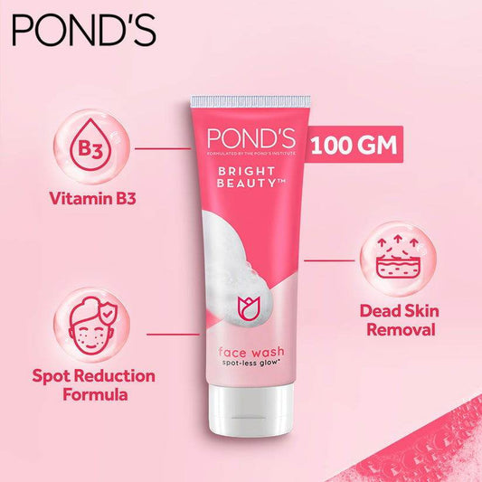 Pond's Bright Beauty Face Wash, 100g - Vitamins House