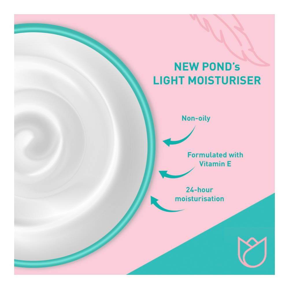 Pond's Light Moisturiser For Soft Glowing Skin, 75g - Vitamins House