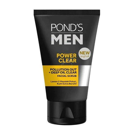 Pond's Men Power Clear Facial Scrub, 100g - Vitamins House