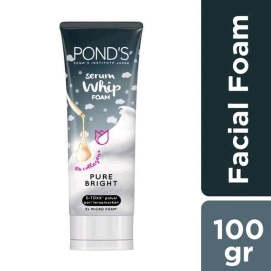 Pond's Pure Bright Serum Whip Foam, 100g - Vitamins House
