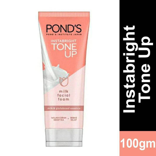 Pond's White Beauty Instabright Tone Up Facial Foam, 100g - Vitamins House