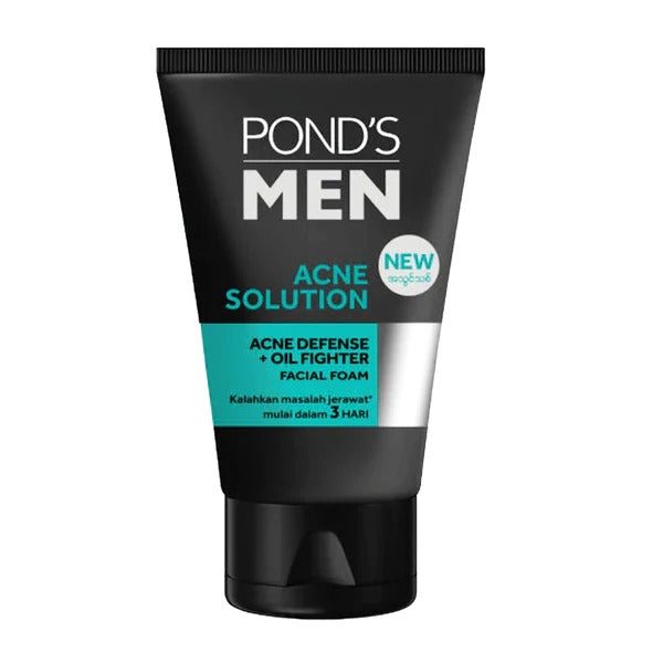 Pond's Men Acne Solution Facial Foam, 100g