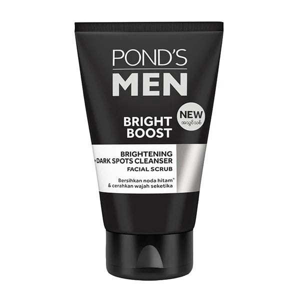 Pond's Men Bright Boost Facial Scrub, 100g