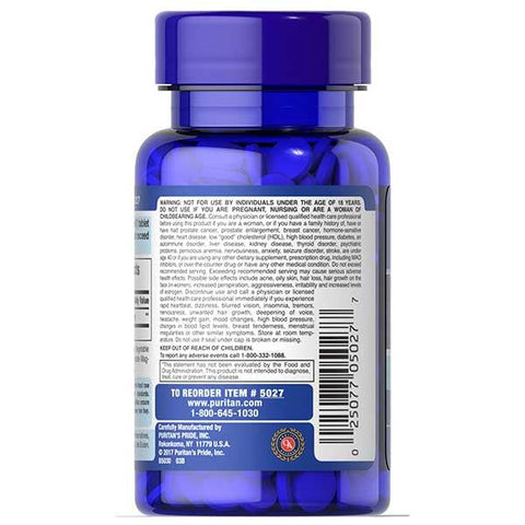 Puritan's Pride DHEA 50mg, 100 Ct - Vitamins House