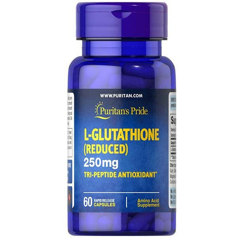 Puritan's Pride L-Glutathione (Reduced) 250mg, 60Ct Vitamins House Puritan's Pride L-Glutathione (Reduced) 250mg, 60Ct Vitamins House