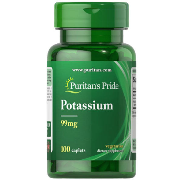 Puritan's Pride Chelated Potassium 99mg 100capsules
