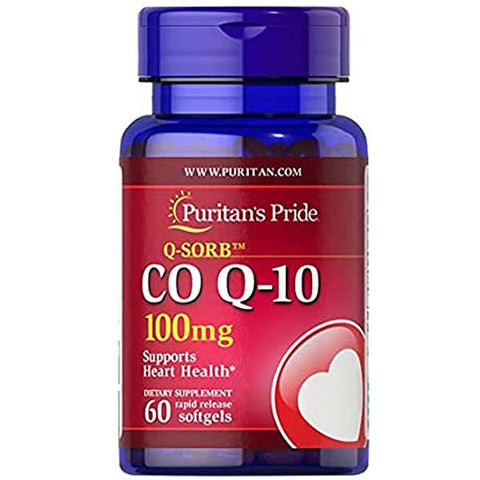 Puritan's Pride Q-SORB CoQ-10 100 mg, 60 Ct