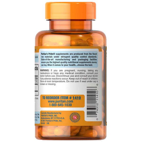 Puritan's Pride Vitamin C 1000mg with Bioflavonoids 100 capsules
