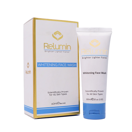 RELUMIN WHITENING FACE WASH 60ML - Vitamins House