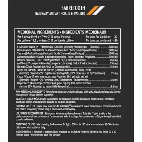 Redcon1 Total War Pre-Workout, 30 Servings - Vitamins House