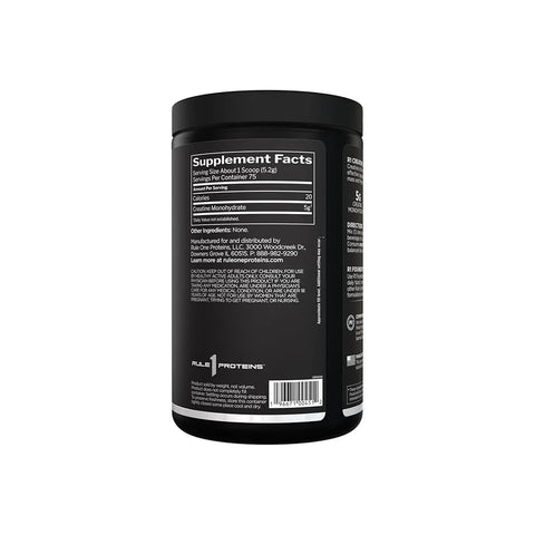Rule 1 R1 Creatine Monohydrate 75 Servings